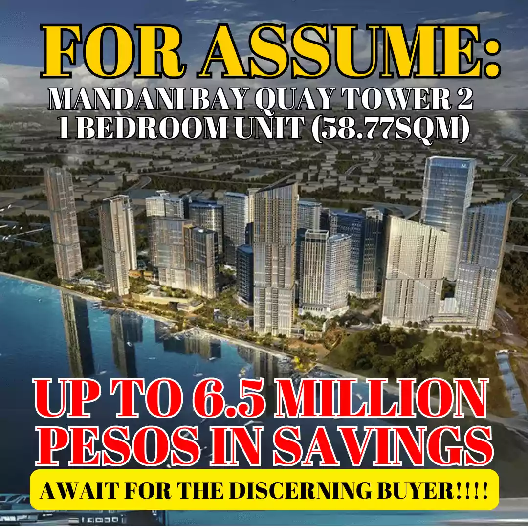For Assume: 1BR Unit in Mandani Bay Quay Tower 2 (Sea View) — 1 Bedroom in F.E. Zuellig Avenue, Mandaue City, Philippines — Photo 3