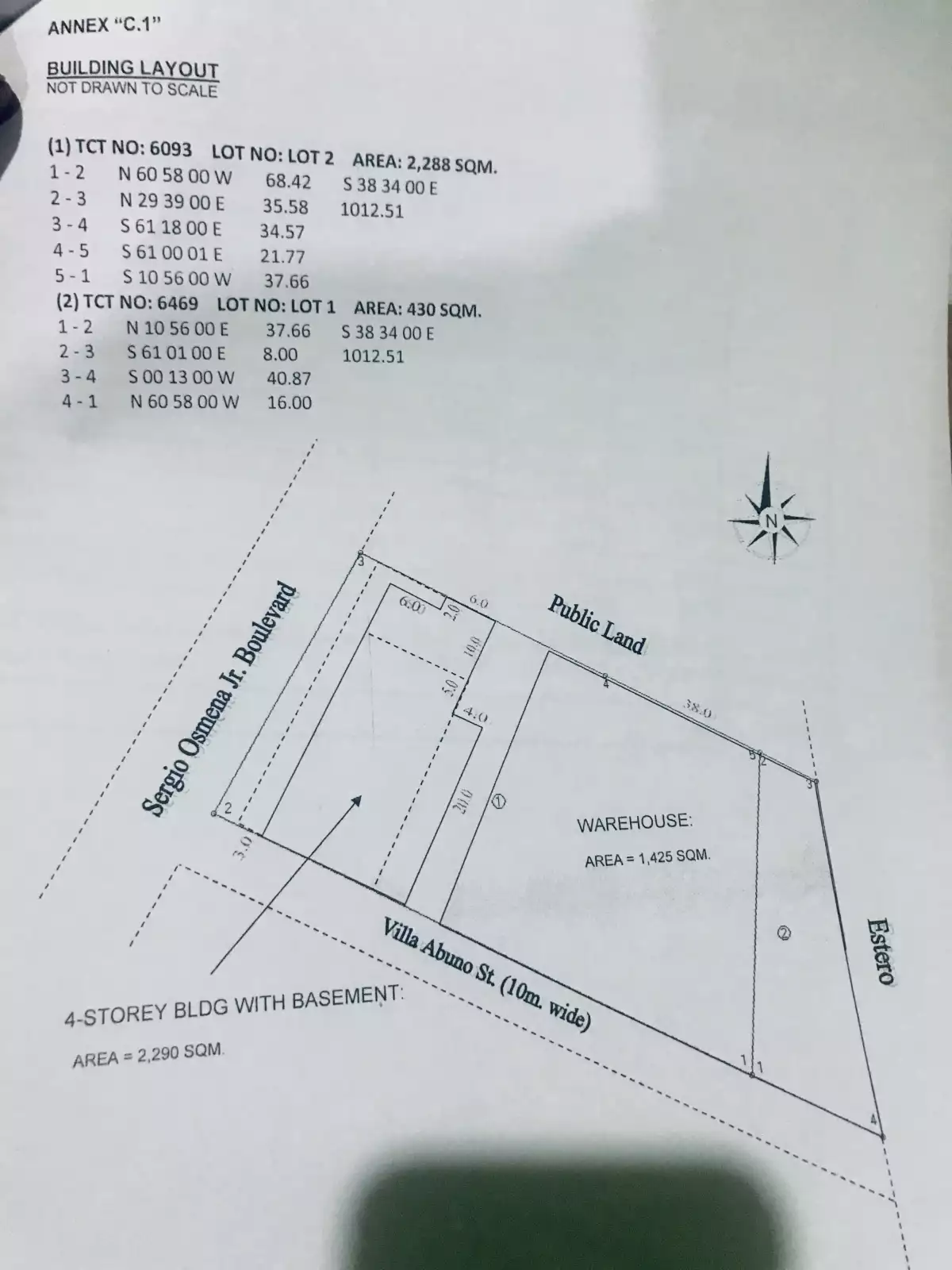 Lot with 3 storey building & warehouse — Commercial Lot in Cebu City, Cebu, Philippines — Photo 3