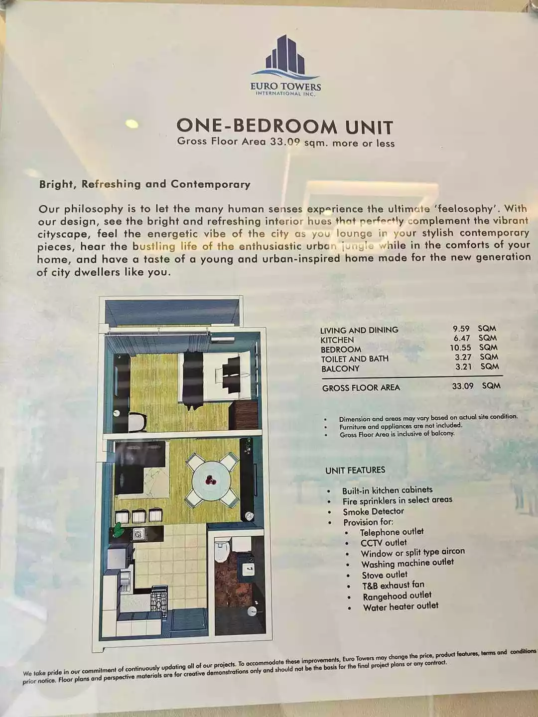 VIVALDI  Residences 1 BR for Sale — 1 Bedroom in Ramon Magsaysay Avenue, Davao City, Davao Region — Photo 3