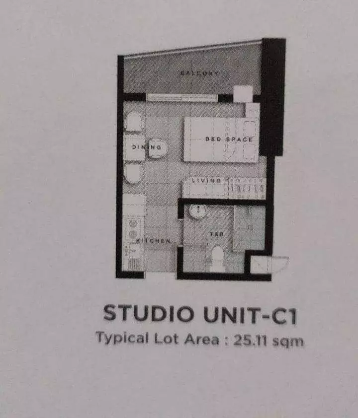 Mivela Tower 1 Studio with Balcony for Assume - photo 6
