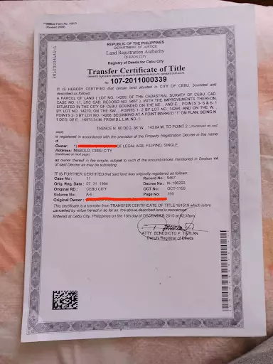 Open photo 22 of 23 — RUSH?? LOT ONLY ?? FOR SALE ?? CLEAN - TITLED ?? CEBU CITY Mountain Barangay (Brgy. Agsungot)
