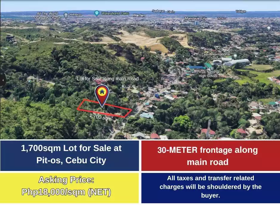 1,700sqm Commercial Lot for Sale at Pit-os, Cebu City - photo 5
