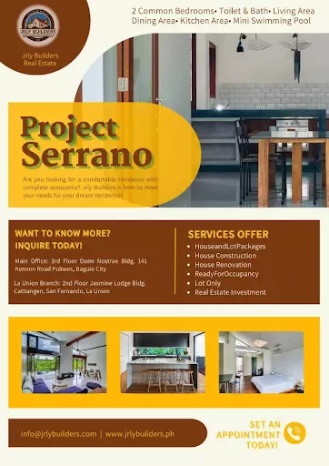 Open photo 26 of 40 — Project Serrano 2 Bedroom Modern Customize Pre-selling House and Lots package for Sale in Poro Capitol View Subdivision San Fernando La Union