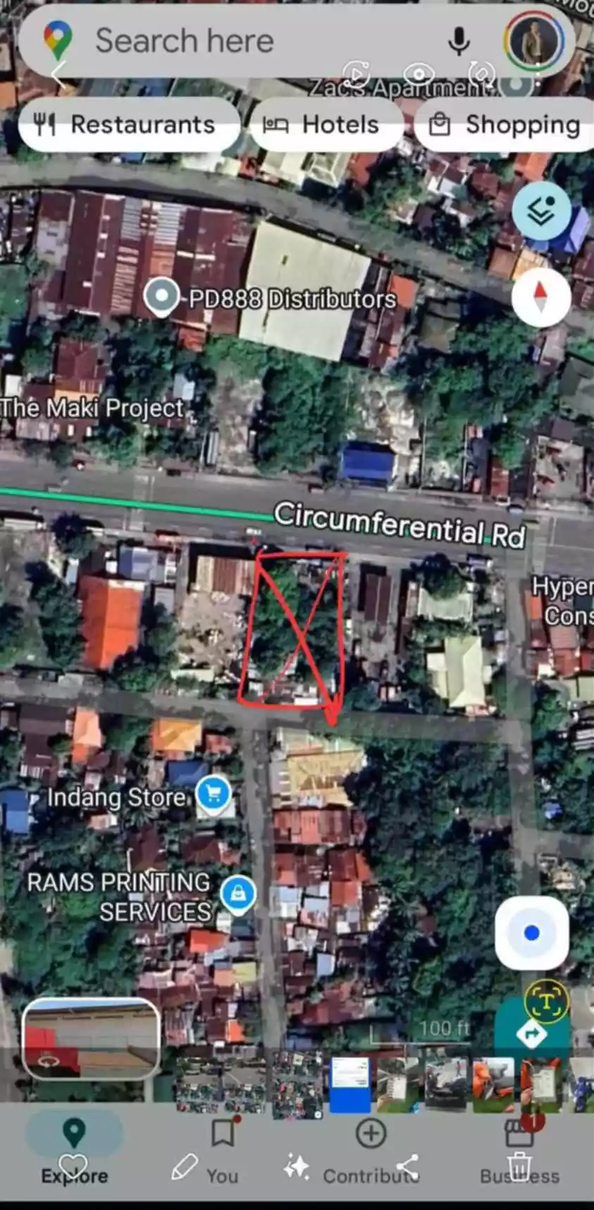 Commercial Lot Area Along Bata Circumferential Road