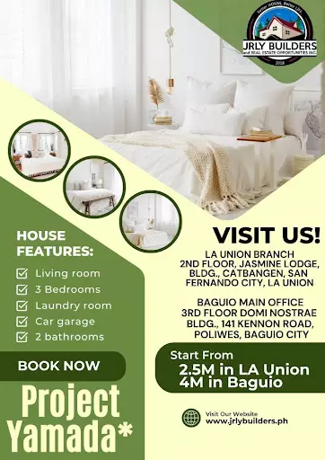 Open photo 11 of 29 — Project Yamada 3 Bedroom Unit Two Storey Modern Customize preselling House and Lots package for Sale in Venflor Subdivision Lingsat San Fernando La Union 