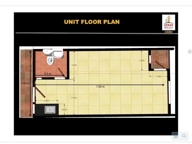 Ready for occupancy studio at Urban Deca Homes Tisa Cebu — Studio in Naya Road, Cebu City, Central Visayas — Photo 3