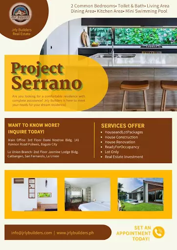 Open photo 30 of 40 — Project Serrano 2 Bedroom Modern Customize Pre-selling House and Lots package for Sale in Poro Capitol View Subdivision San Fernando La Union