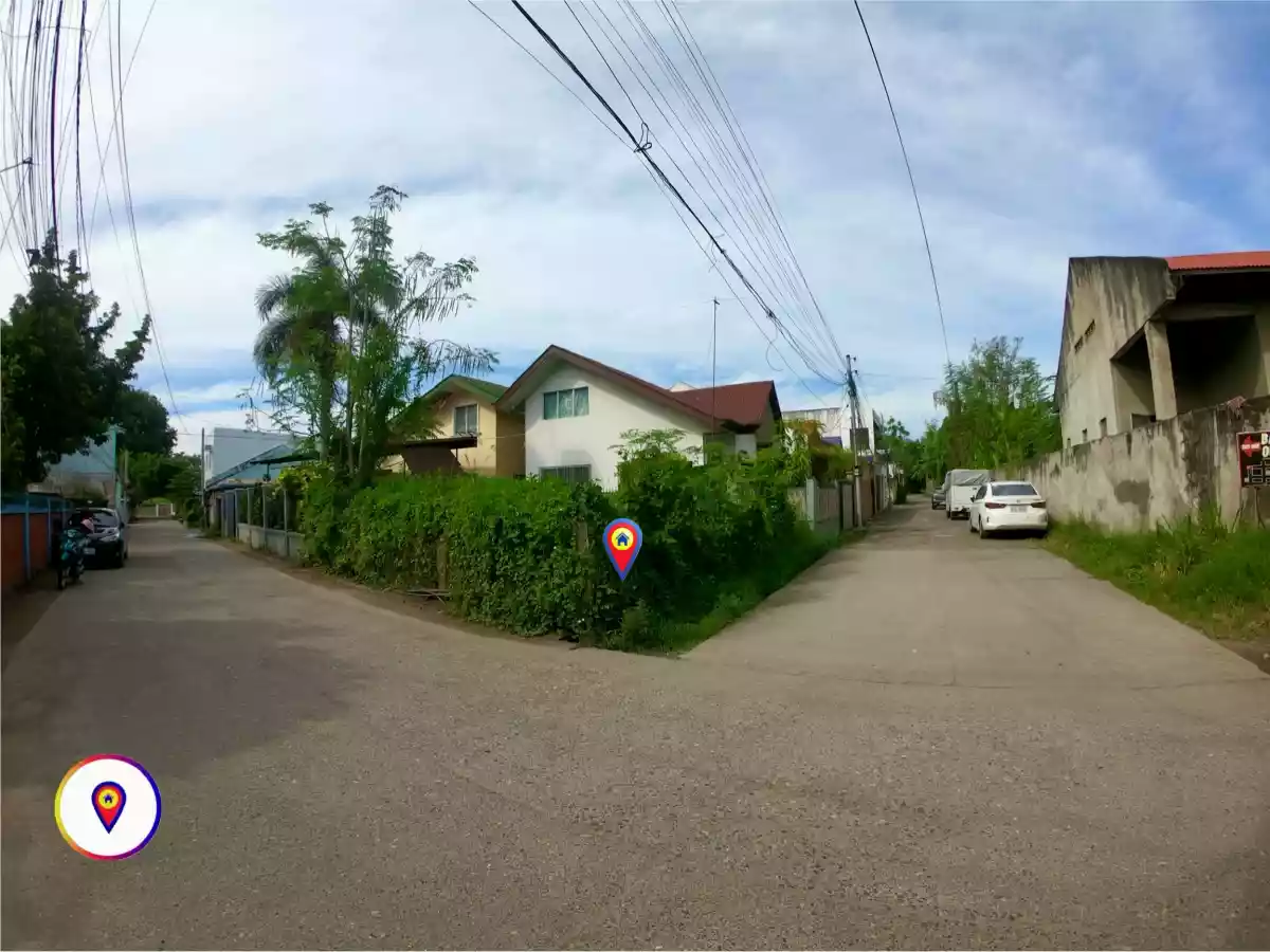 Corner Commercial / Residential Lot For Sale Along Concrete Road at Junob, Dumaguete City — Commercial Lot in Dumaguete, Negros Oriental, Philippines — Photo 2