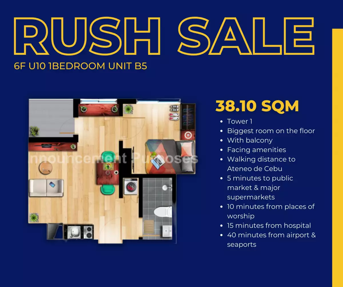 ðŸ“¢RUSH SALE ALERT! ðŸ“¢ ðŸ”¥FOR ASSUME RFO NORTHWOODS PLACE ðŸ”¥ - photo 2