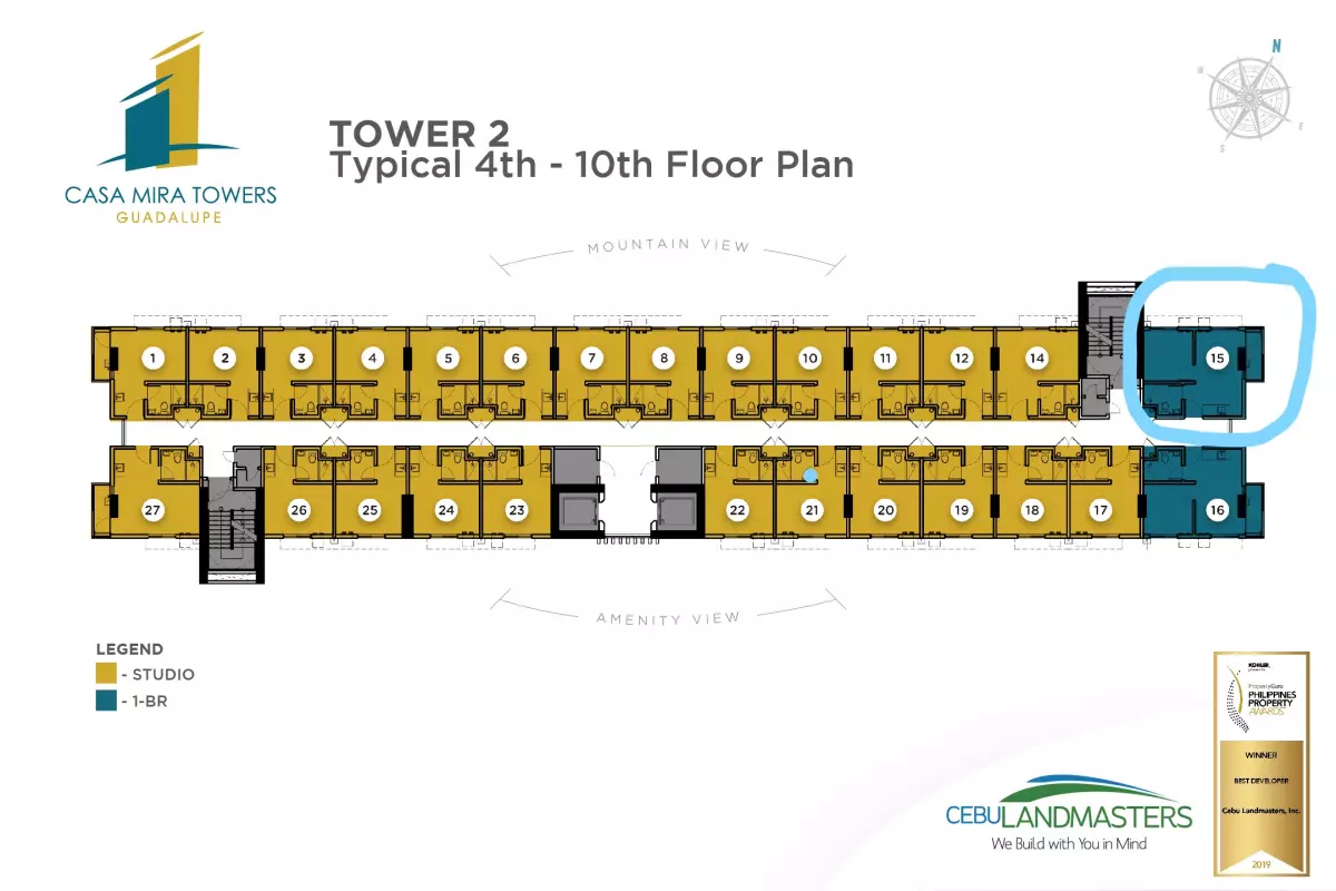 1BR Unit in Casa Mira Guadalupe for Assume — 1 Bedroom in Salvador Street, Cebu City, Central Visayas — Photo 3