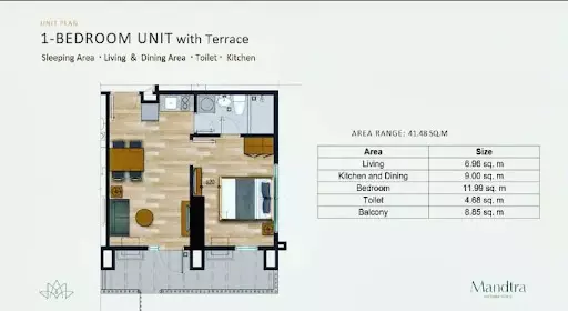 Mandtra Tower 3-Modern Tropical Condo — 1 Bedroom in Tipolo, Mandaue City, Cebu — Photo 3