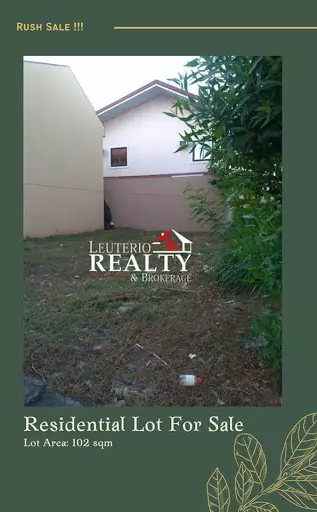 RESIDENTIAL LOTS FOR SALE
Best location to build your dreamhouse is here a few meters away from the latest Vista Mall in Naga. What a convenient way to live!
LOT AREA 102sqm