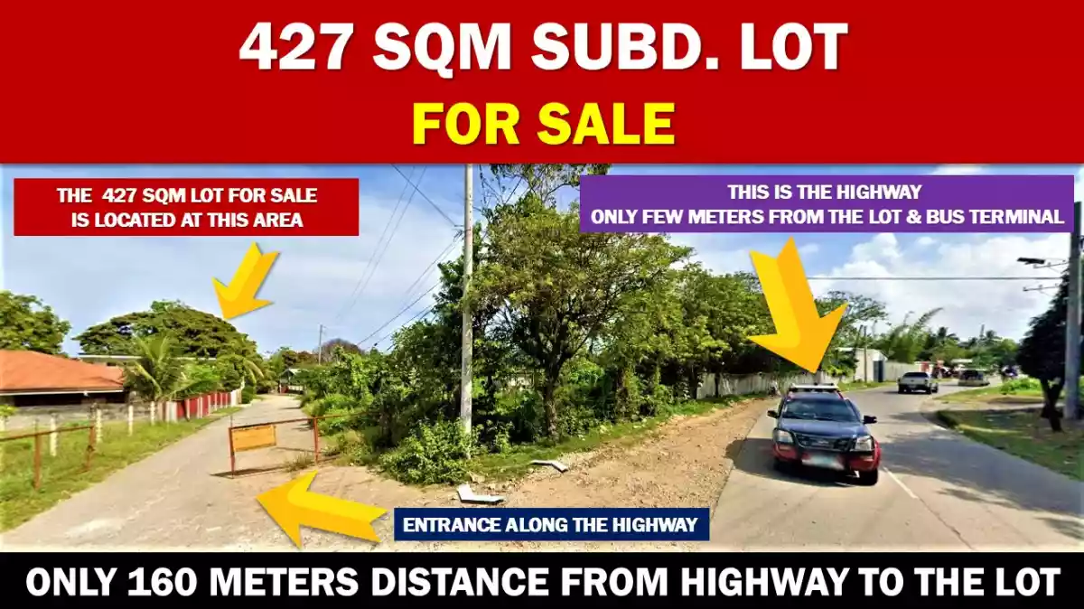 427 SQM SUBDIVISION LOT FOR SALE IN ILIGAN CITY WITHIN ANDRADA HEIGHTS SUBDIVISION  - photo 3