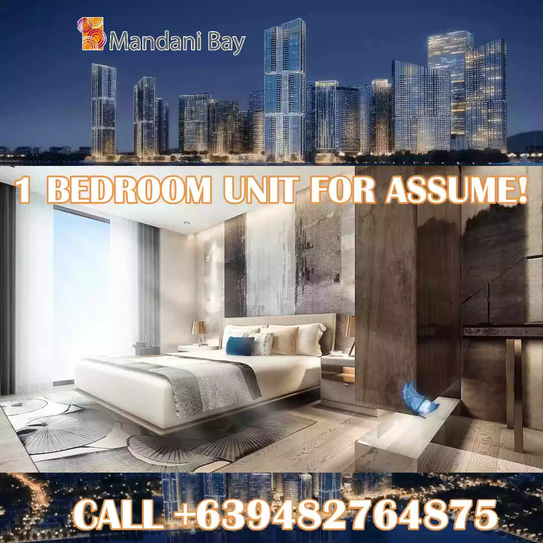 Mandani Bay - Tower 2 - City View 1BEDROOM FOR ASSUME (From 2.9M now at 2.55M)