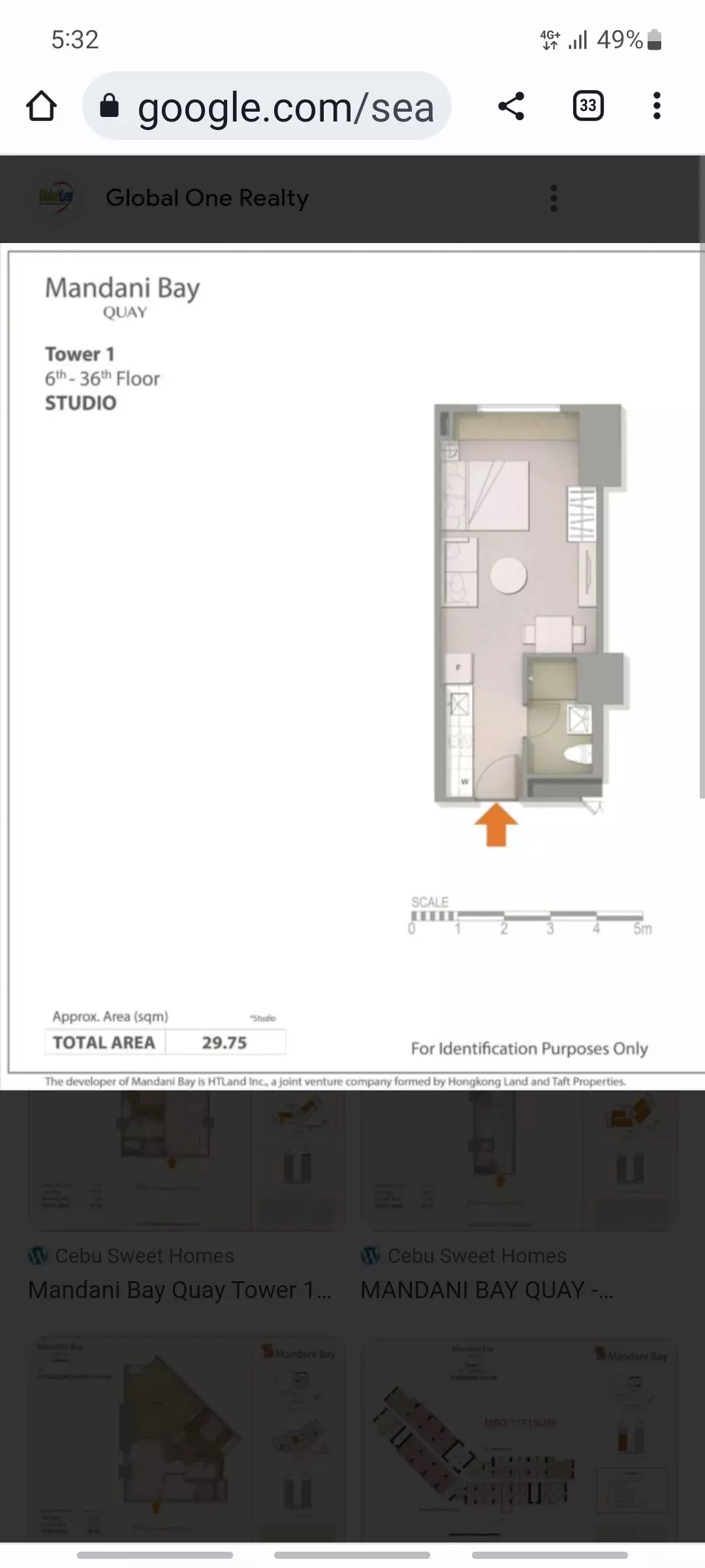 MANDANI BAY STUDIO FOR SALE — Studio in F.E. Zuellig Avenue, Mandaue City, Philippines — Photo 5