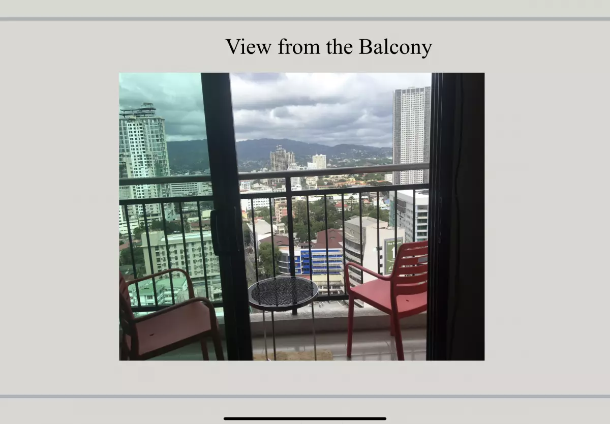 One Bedroom Unit For Rent at City Suites