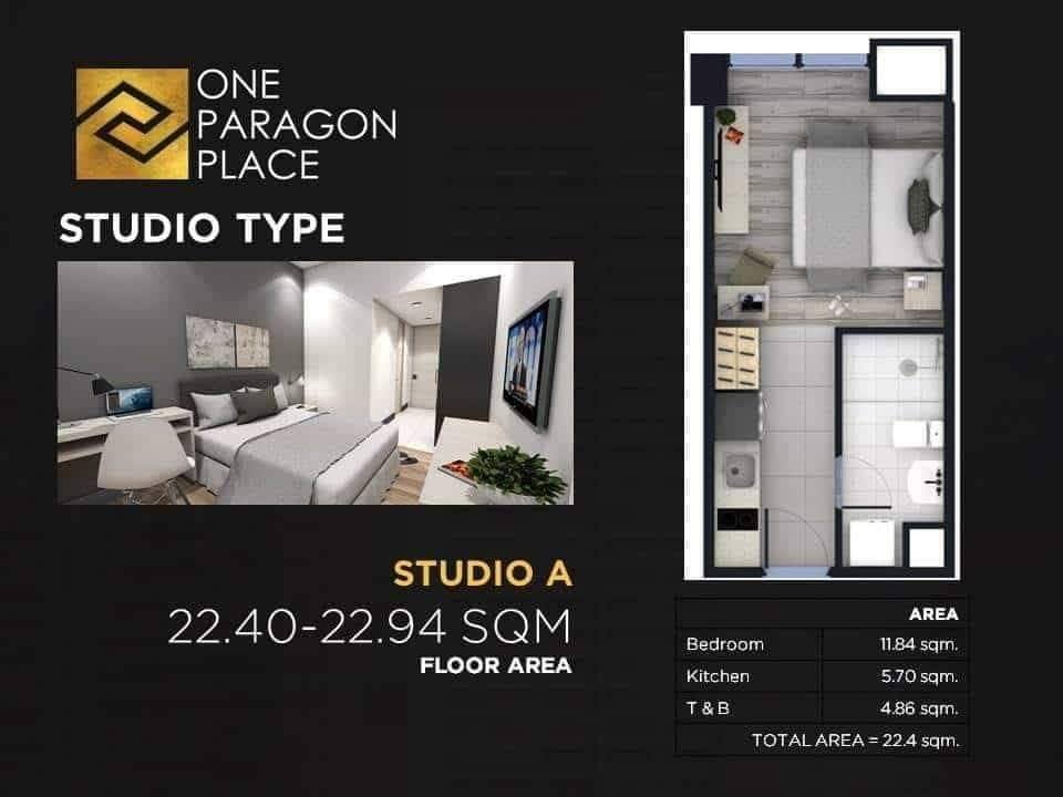 3 Paragon Place Davao Studio Units for Assume - photo 4