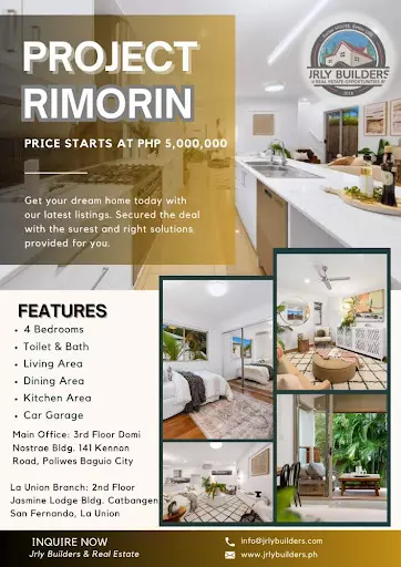Open photo 27 of 27 — Project Rimorin Two Storey High End Modern Customize Pre selling house and lots package for Sale in Gulf View Suello Village Baguio City 