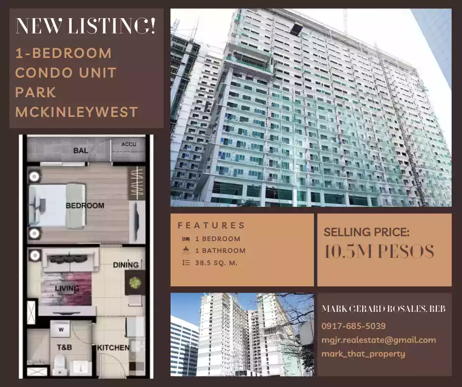 1-Bedroom Condo Unit with Balcony in BGC for Sale — 1 Bedroom in Le Grand Avenue, Manila, Metro Manila — Photo 2