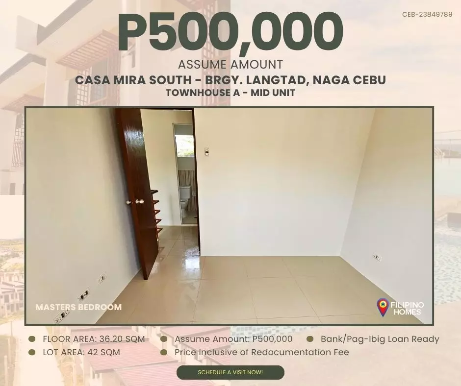 FOR ASSUME - TOWNHOUSE in CASA MIRA SOUTH - READY FOR OCCUPANCY! — House and Lot in City of Naga, Cebu, Philippines — Photo 7