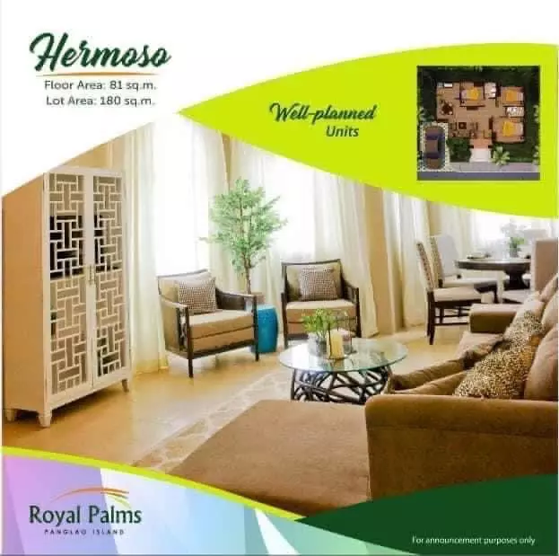 ROYAL PALMS PANGLAO QUATRO- HERMOSO UNIT — House and Lot in Unnamed Road, Biking, Dauis — Photo 7