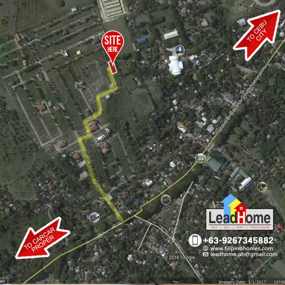 144 sqm Lot only in Glen Rose Residential Estate, Perrelos, Carcar City, Cebu