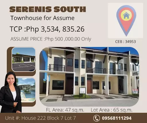Open photo 62 of 62 — Rush House and Lot for Assume in Serenis South - END UNIT