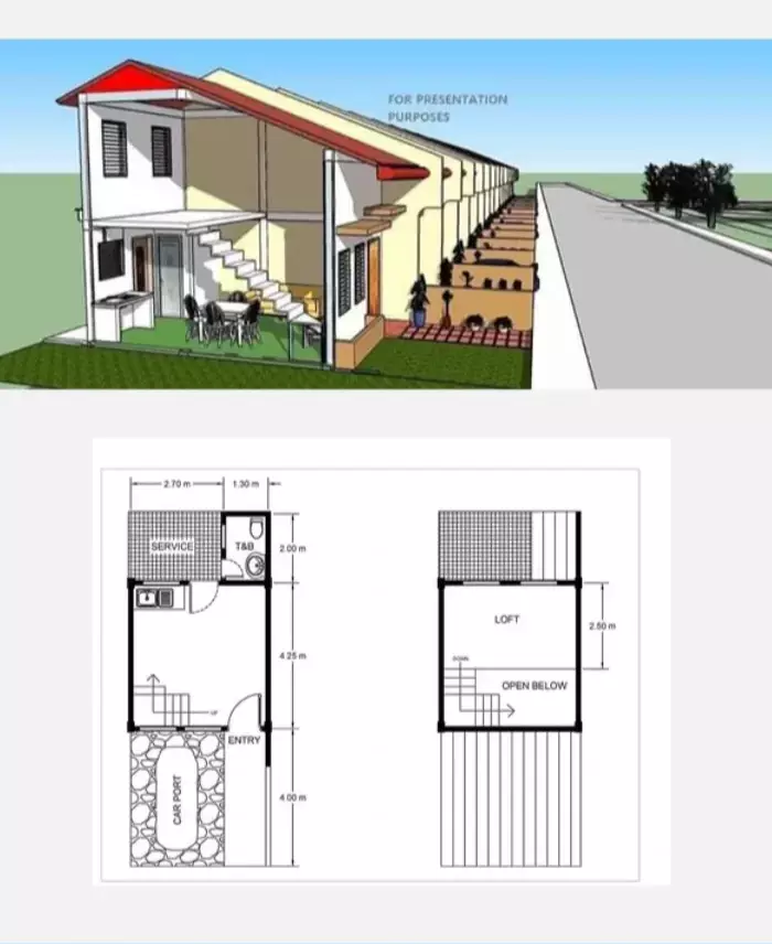 Loft type Unit Townhouse