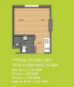 Open photo 12 of 13 — STUDIO UNIT CONDO FOR SALE
