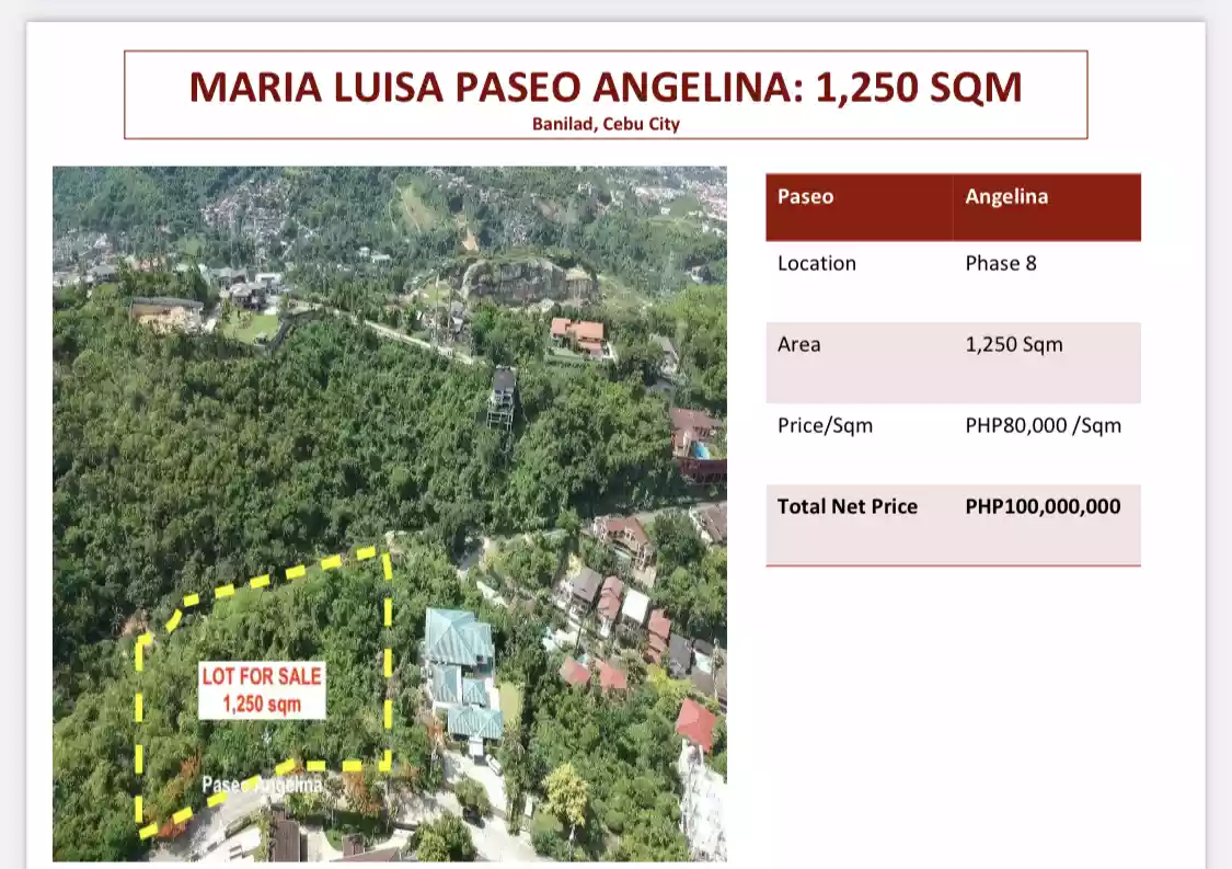 Maria Luisa Paseo Angelina