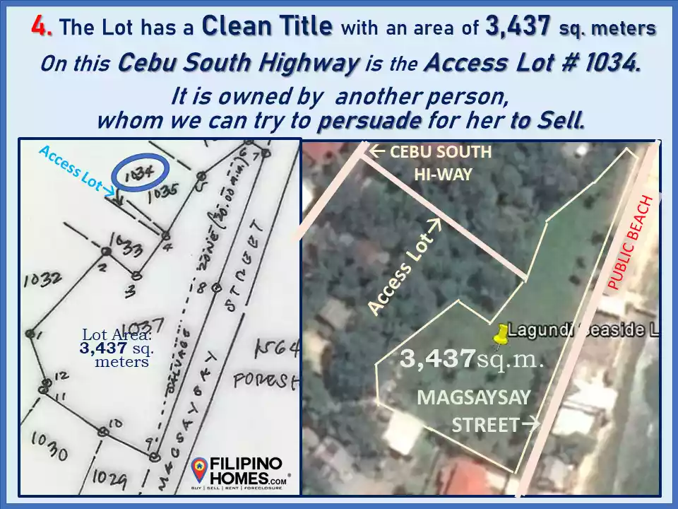 Why See the 9 PROFITABLE ADVANTAGES of this SEAFRONT LOT across Lagunde Beach at Oslob, Cebu? — Beach Lot in Cebu, Philippines — Photo 6