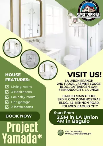 Project Yamada 3 Bedroom Unit Two Storey Modern Customize preselling House and Lots package for Sale in Venflor Subdivision Lingsat San Fernando La Union — House and Lot in San Fernando, La Union, Philippines — Photo 3