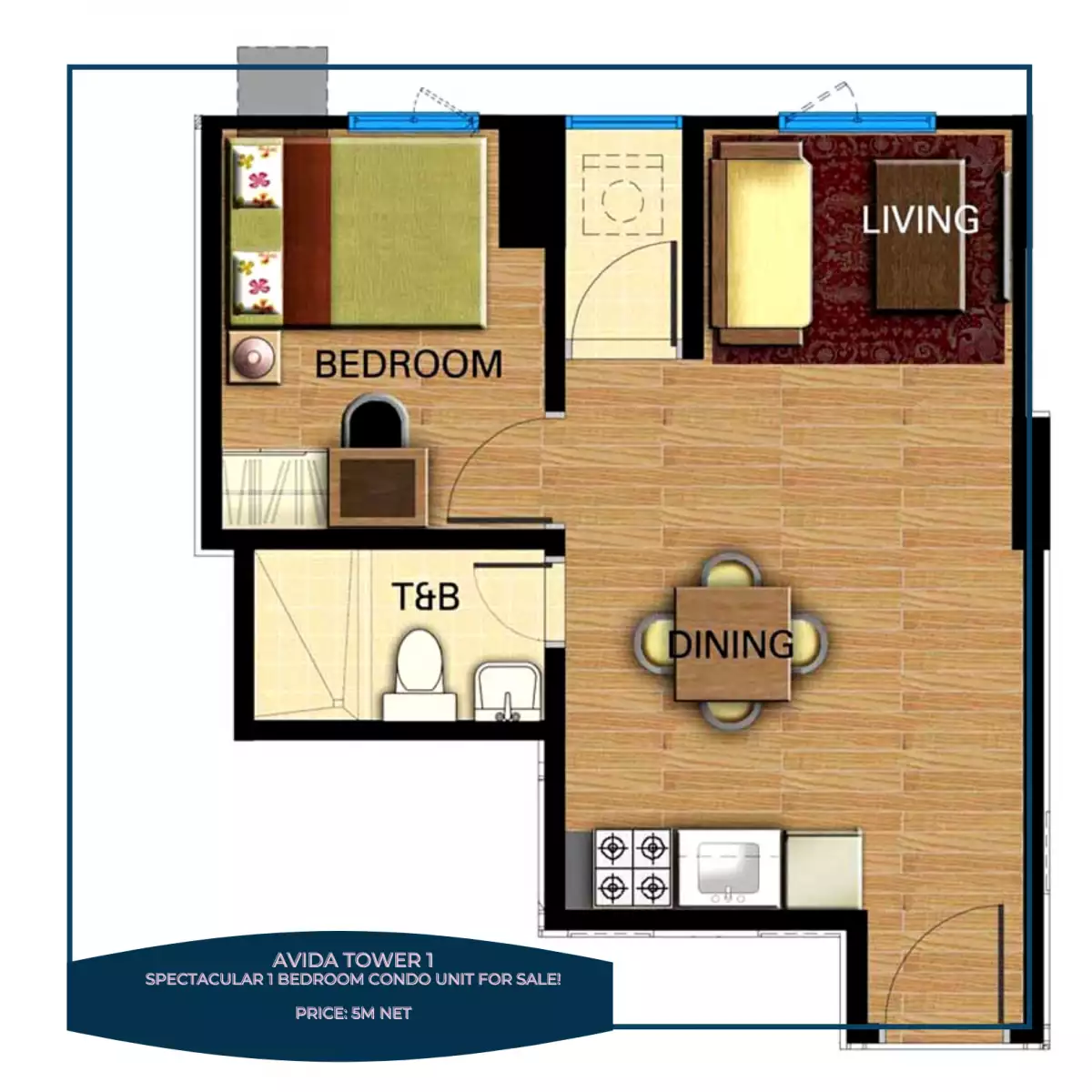 EXQUISITE 1BR CONDO IN AVIDA CEBU - photo 5