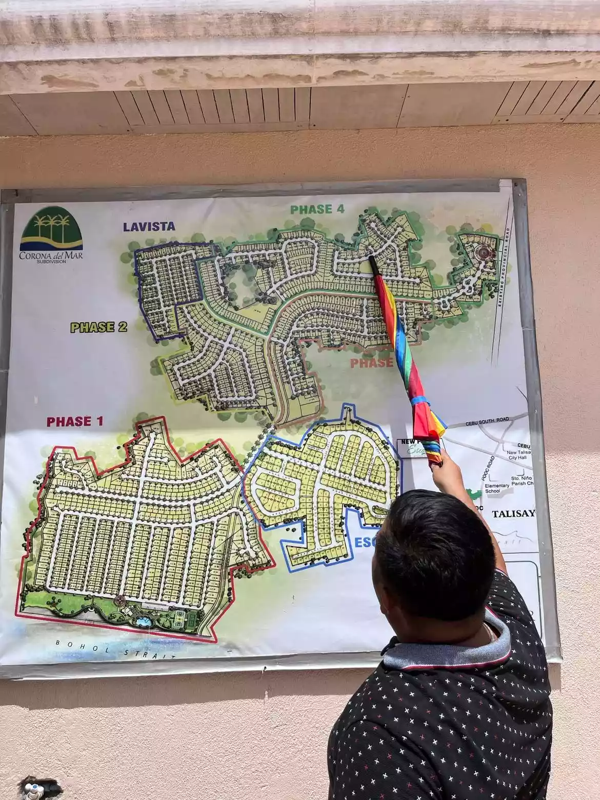 Residential lot for sale inside Corona del Mar, Talisay — Residential Lot in Pooc, Talisay, Cebu — Photo 3
