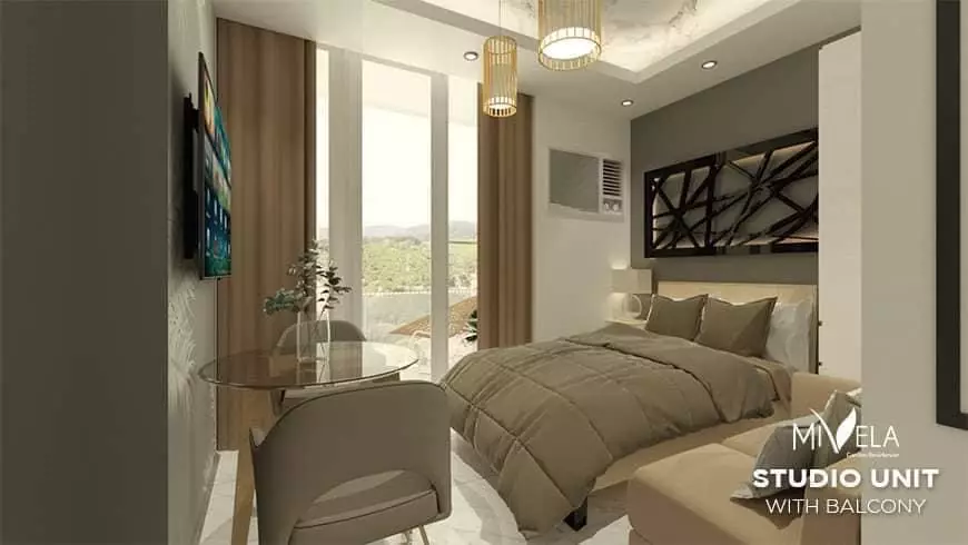 For Assume Studio Unit with Balcony at Mivela — Studio in Montebello Road, Apas, Cebu City — Photo 2