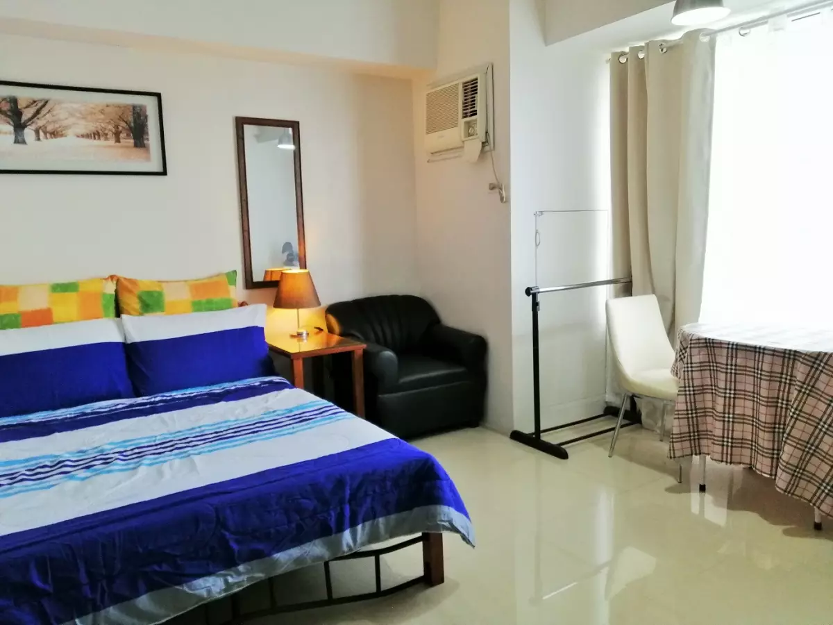 Open photo 15 of 75 — Fully Furnished Special size Studio facing swimming pool @ Calyx IT Park, Lahug