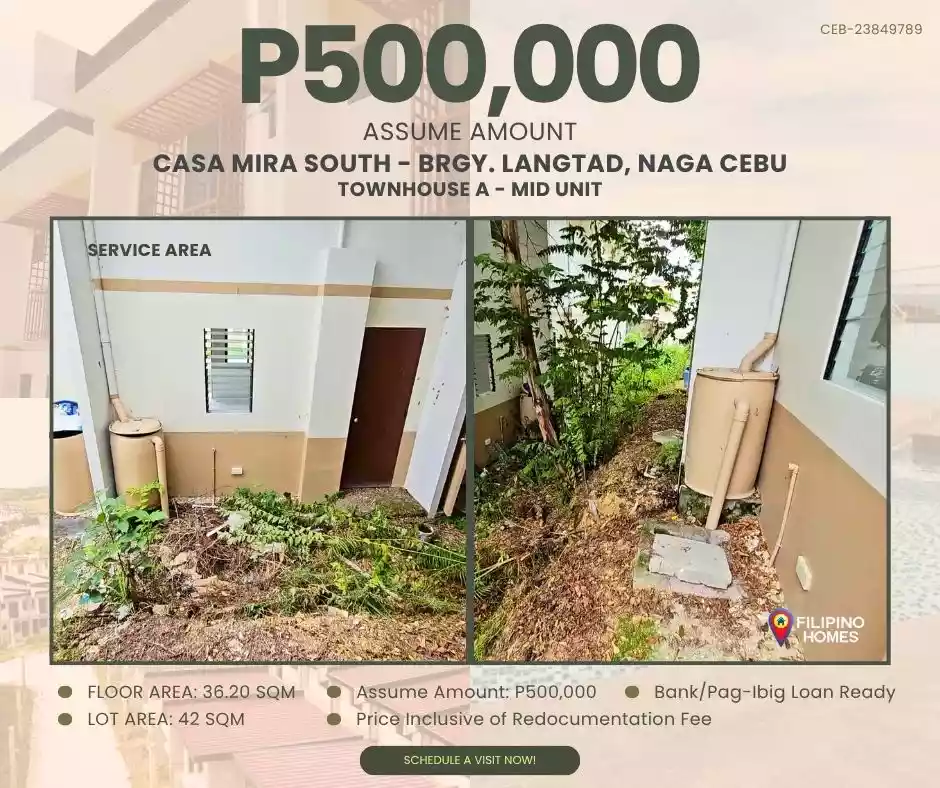 FOR ASSUME - TOWNHOUSE in CASA MIRA SOUTH - READY FOR OCCUPANCY!