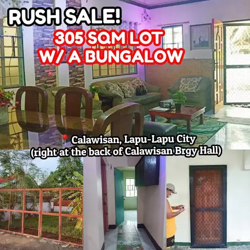 RUSH SALE! Bungalow House in a 305SQM LOT in Calawisan, Lapu-Lapu City — House and Lot in Kalawisan Road, Lapu-Lapu City, Cebu — Photo 6