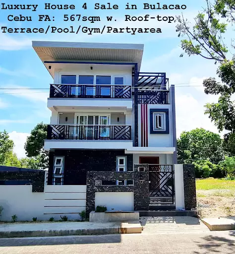 Stunning 6BR House 4 Sale in Bulacao Cebu, w. Partyarea, Gym, Pool