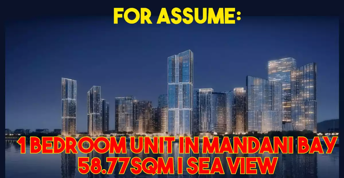 Mandani Bay - Tower 2 - City View 1BEDROOM FOR ASSUME (From 2.9M now at 2.55M) — 1 Bedroom in F.E. Zuellig Avenue, Mandaue City, Philippines — Photo 2
