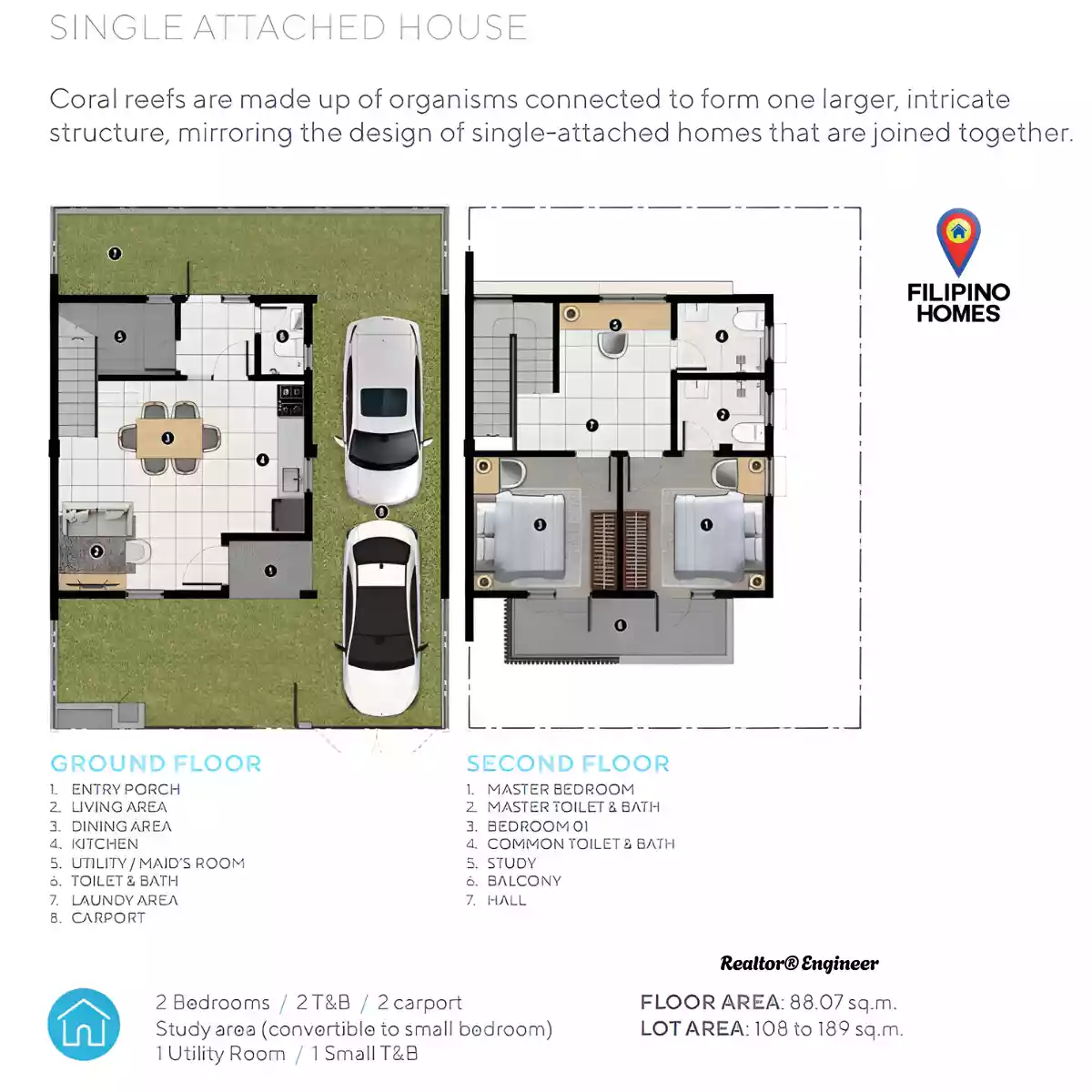 Resort-style 2-BR The Coral in Cerulean Residences — House and Lot in General Trias, Cavite, Philippines — Photo 4