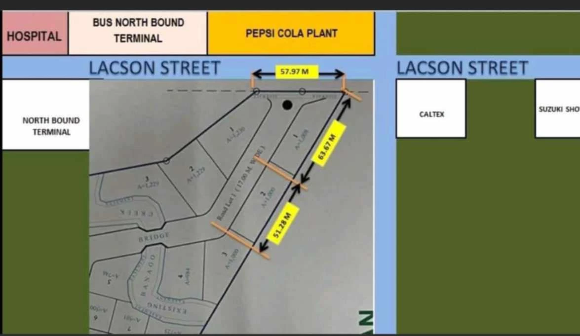 Lot property along Lacson St Near Pepsi Cola plant