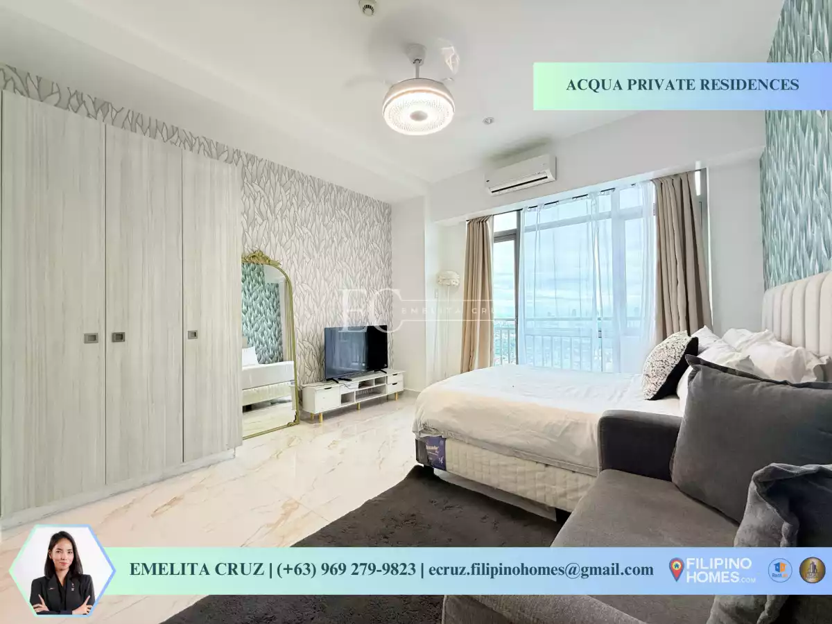 NEWLY RENOVATED 1BR UNIT FOR LEASE at Acqua Private Residences, Mandaluyong — 1 Bedroom in Coronado, Mandaluyong City, Metro Manila — Photo 4