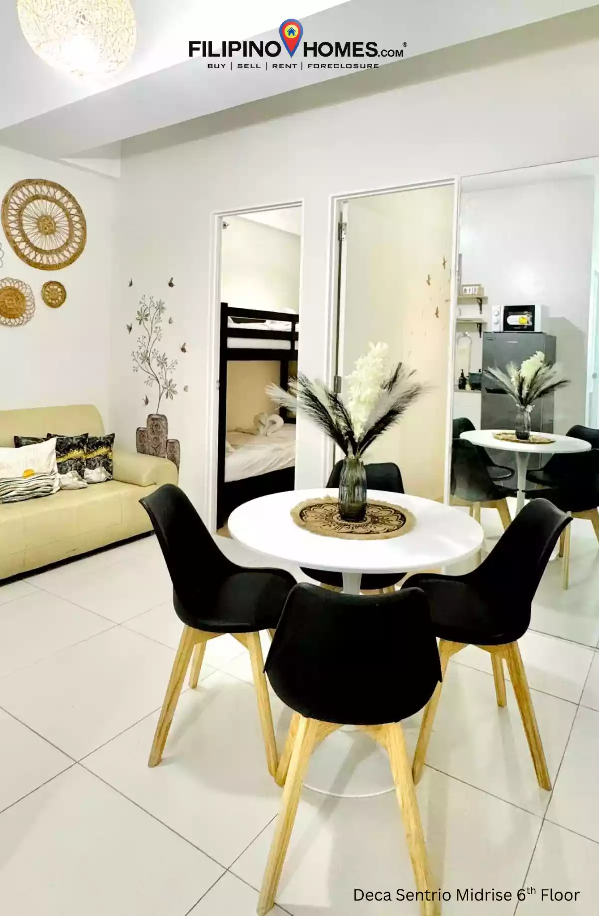6th Floor Unit For Sale/Assume at Deca Sentrio Midrise Condominium — 2 Bedrooms in Blumentritt Street, Naga, Camarines Sur — Photo 2