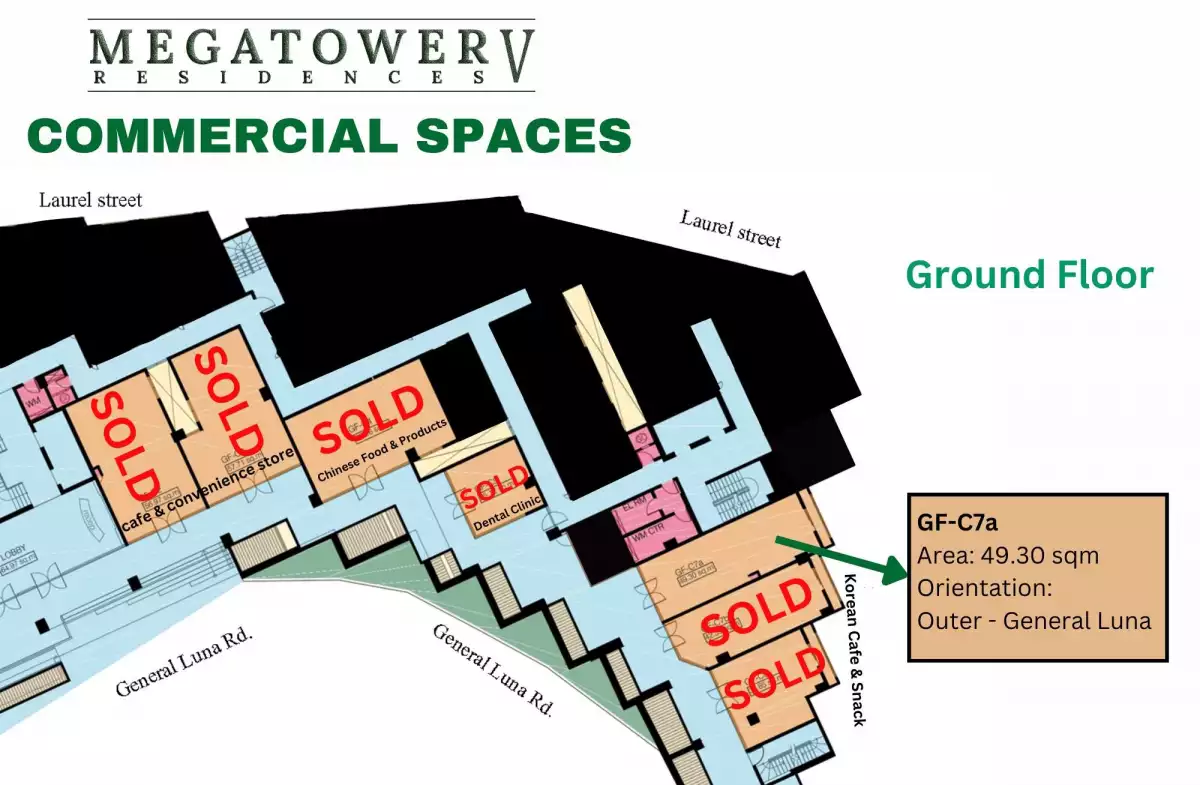 49.3 sqm Retail (Commercial) For Sale in Baguio City Benguet — Space in Gen. Luna Road, Baguio, Benguet — Photo 2
