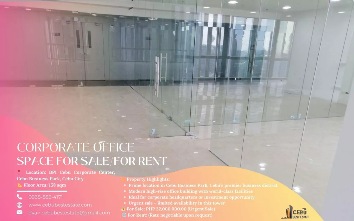 BPI CEBU CORPORATE CENTER CONDOMINIUM OFFICE FOR SALE — Office in Luzon Avenue, Cebu City, Cebu — Photo 6