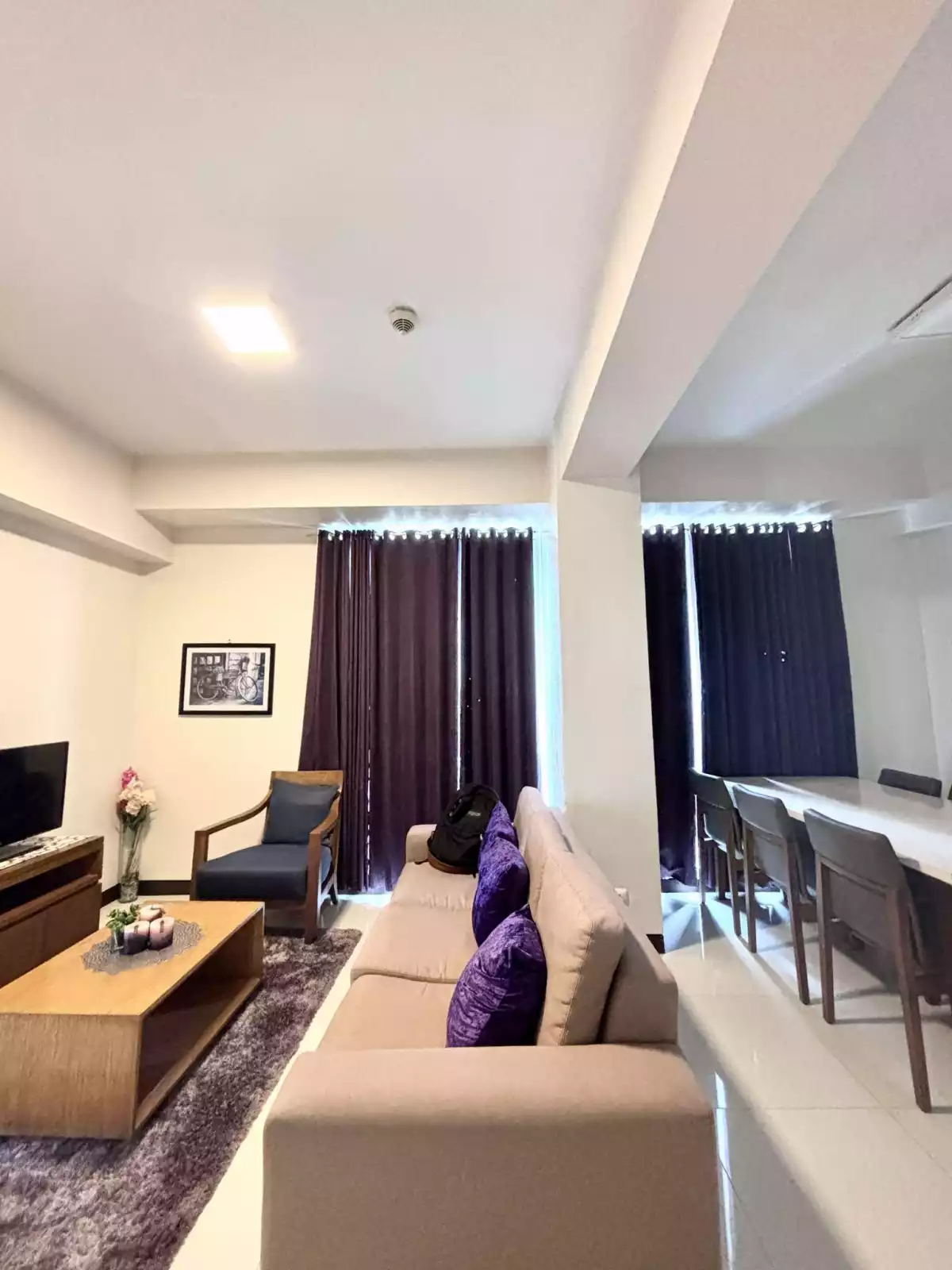 FURNISHED CORNER 2BR, 3 BATHROOMS with Balcony for SALE 
