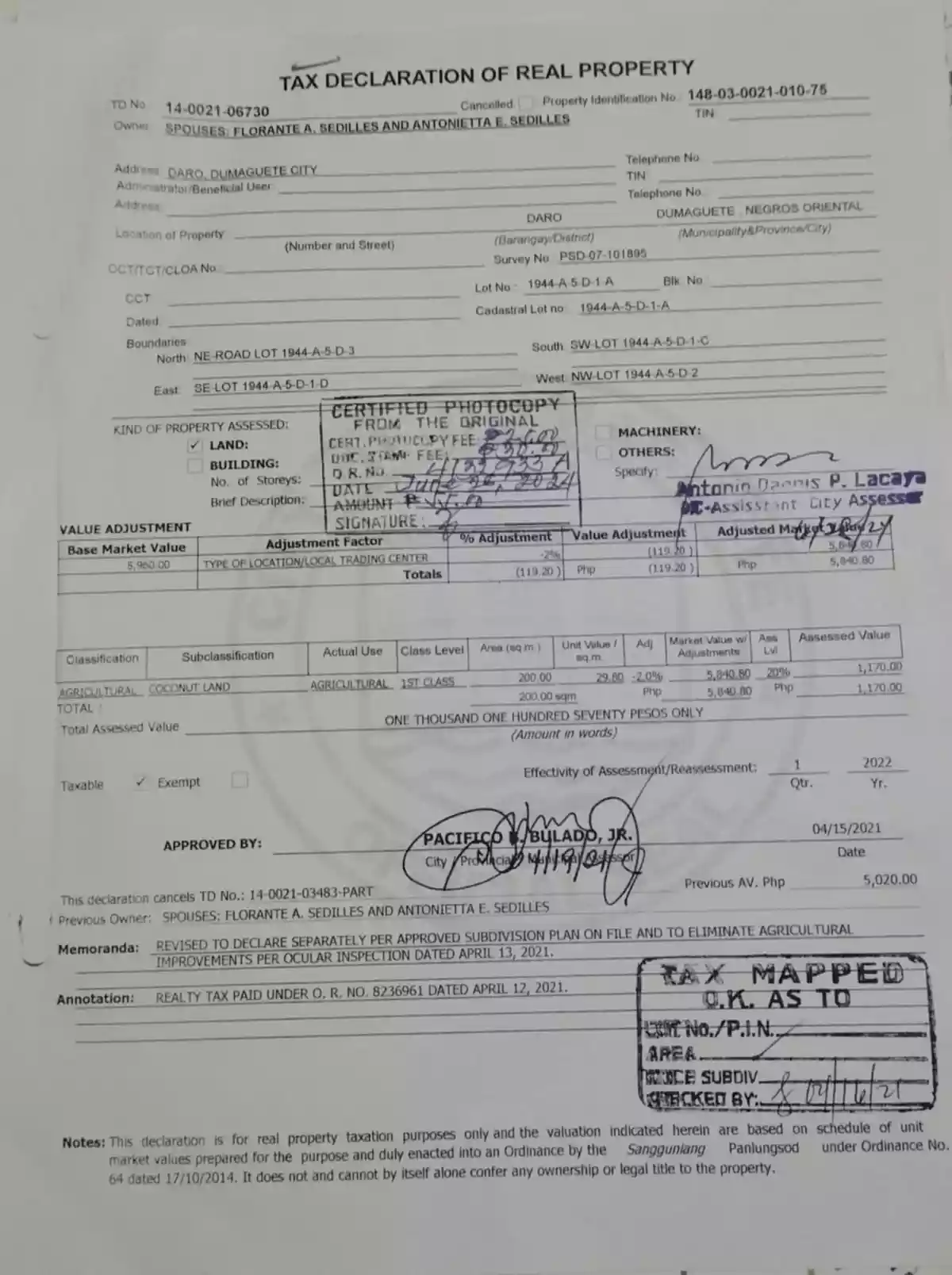 RUSH LOR FOR SALE — Residential Lot in Dumaguete, Negros Oriental, Philippines — Photo 3