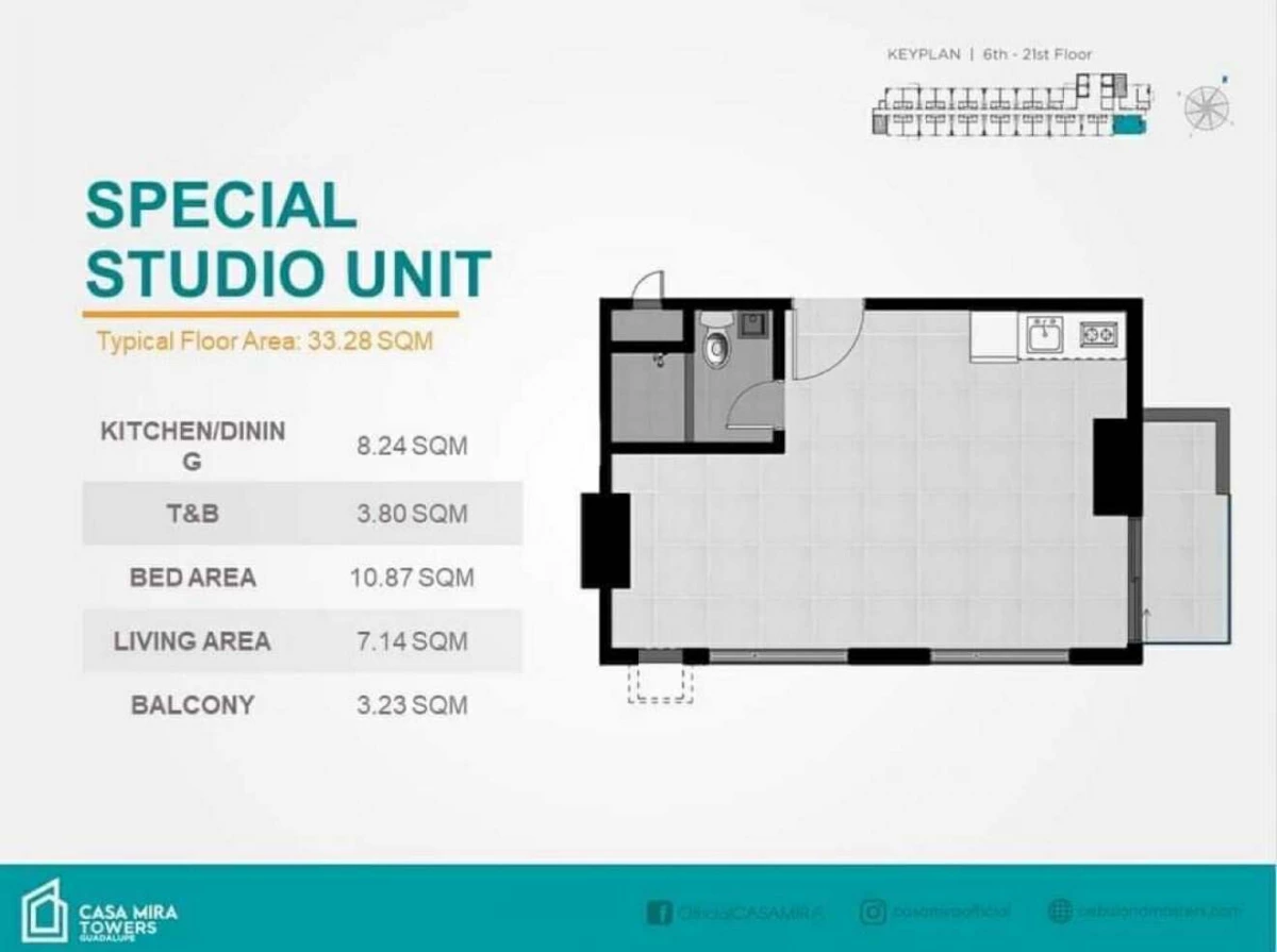 For assume or for sale Studio with balcony — Studio in Cebu City, Cebu — Photo 5