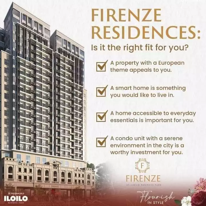 FIRENZE RESIDENCES 1 BR with Balcony 